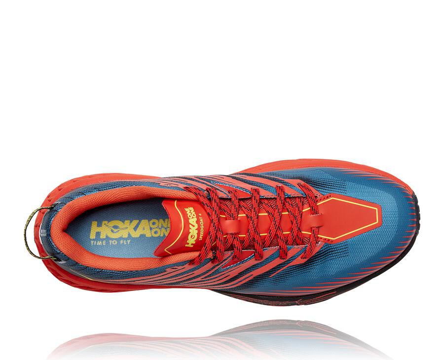 Hoka One One Spor Ayakkabı Erkek Kırmızı - Speedgoat 4 - NZ6932784